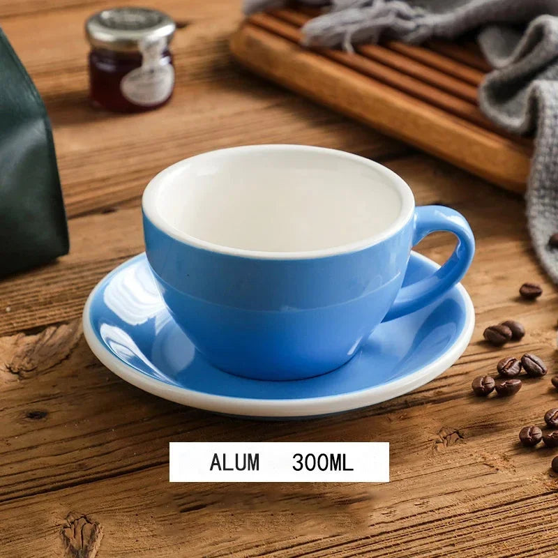 300ml Ceramic Breakfast Milk Cup American Coffee mug Set Afternoon Tea Cups Ceramic Water Cup tea mug coffee cup