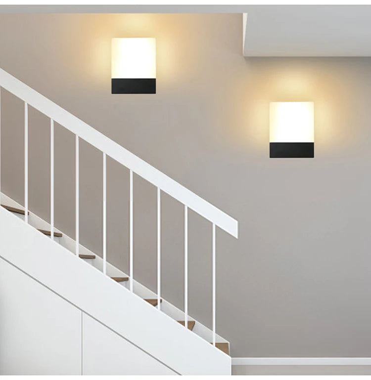 Outdoor waterproof IP65 minimalist ultra bright wall lamp villa courtyard entrance garden wall lamp exterior wall decoration