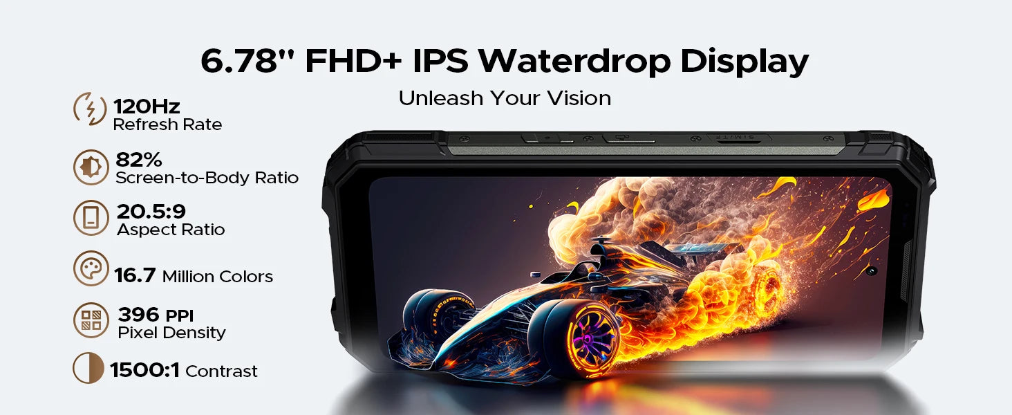 DOOGEE V Max LR 5G Rugged Phone  Laser Rngefinder Dual Camping lights 20500mAh Battery Light Effect 16GB 512GB Smartphone NFC