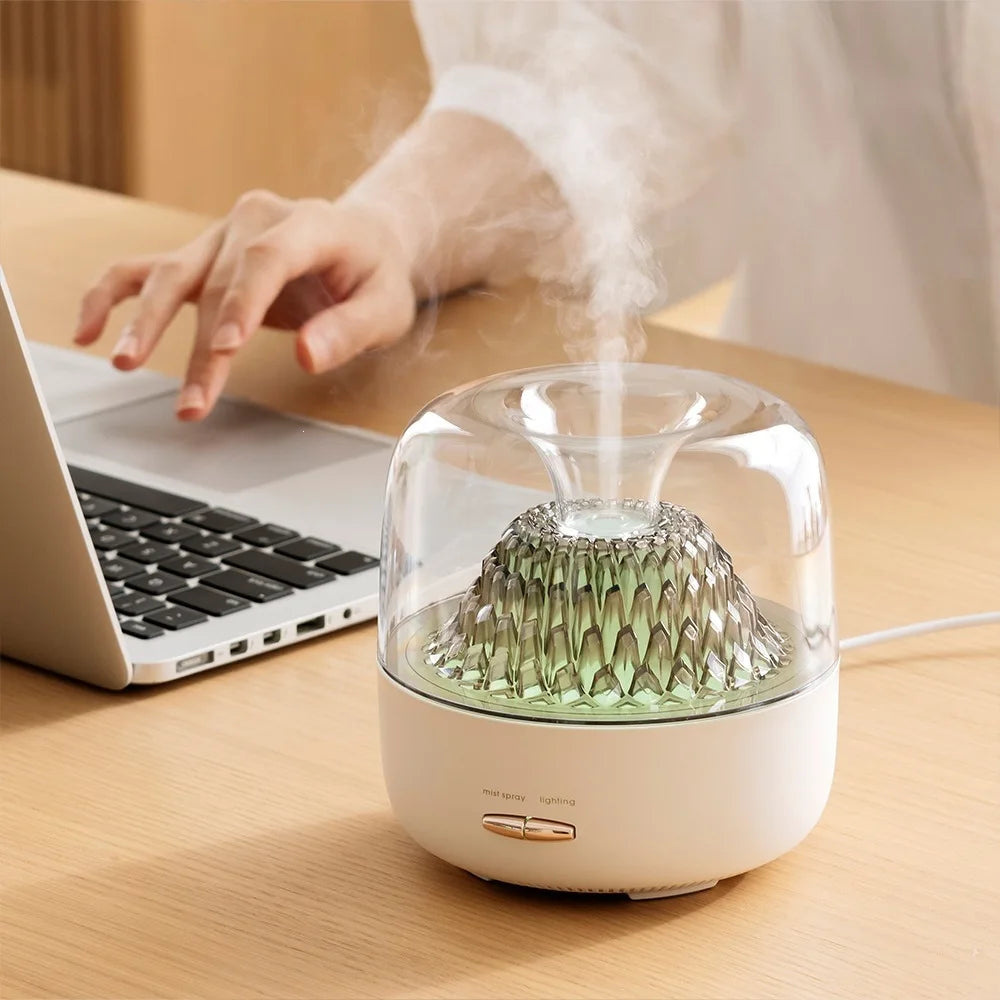 Aroma Diffuser Humidifier, Mist & Scent Dispenser with Adjustable 7-Color Lights, Ambient Lamp for Home Bedroom, Ideal Gift