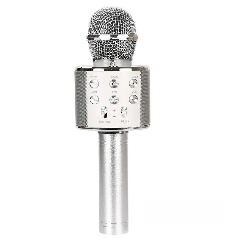 Wireless Karaoke Microphone , Bluetooth Speaker, Multi-Function Controls 5-In-1  Handheld Mic  For Party, Great Birthday Gift