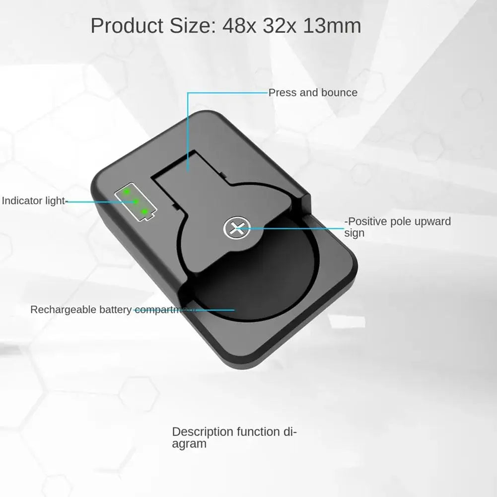 Portable Button Battery Charger Universal Mini Coin Cells Charger with LED Indicator Light for LIR2016 LIR2025 LIR2032 LIR1025