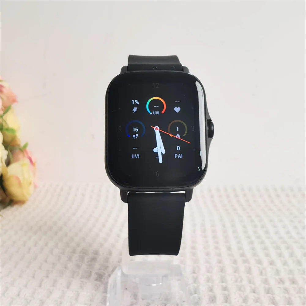 Amazfit GTS 2e Smartwatch Built-in Sports Modes GPS 5ATM Waterproof Smart Watch for Men Heart Rate Monitoring 95New No Box