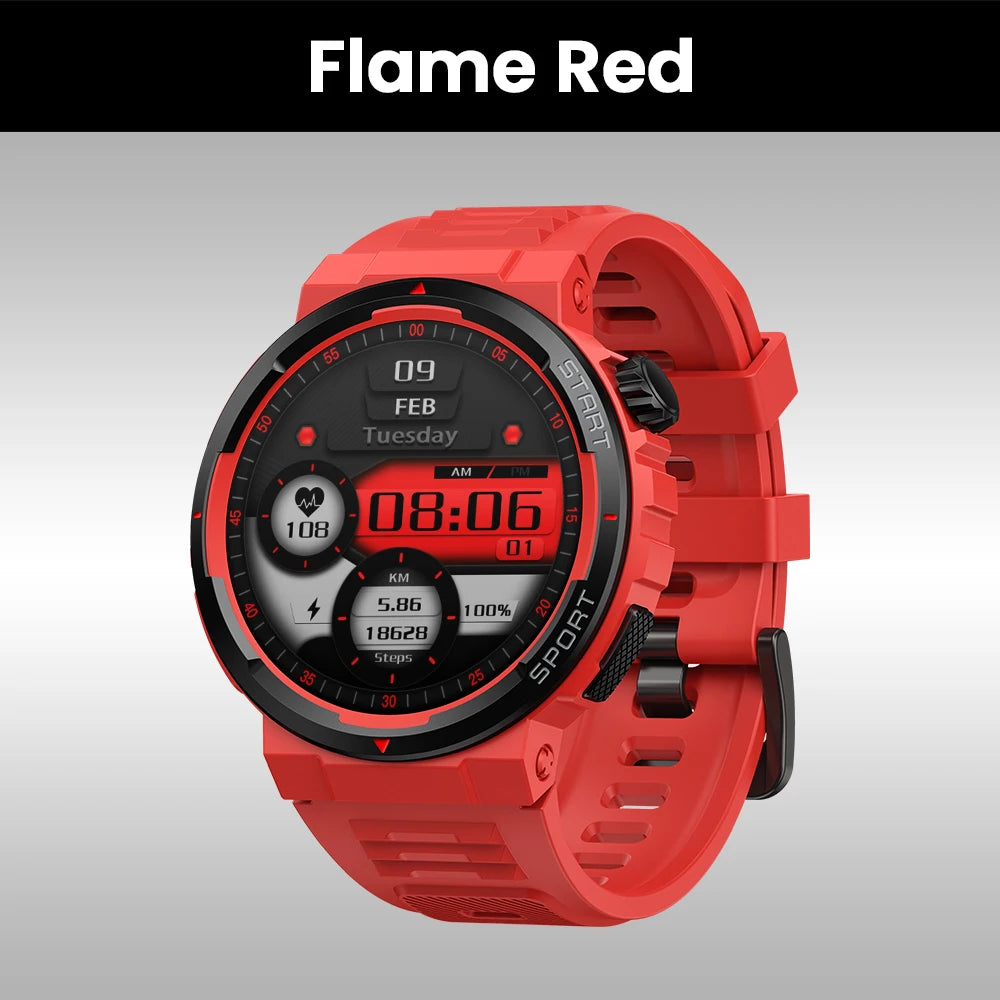 New Zeblaze Ares 3 Plus 1.43'' HD AMOLED Display Smartwatch Voice Calling New 3D Interactive 100+ Sports Modes Smart Watch Men