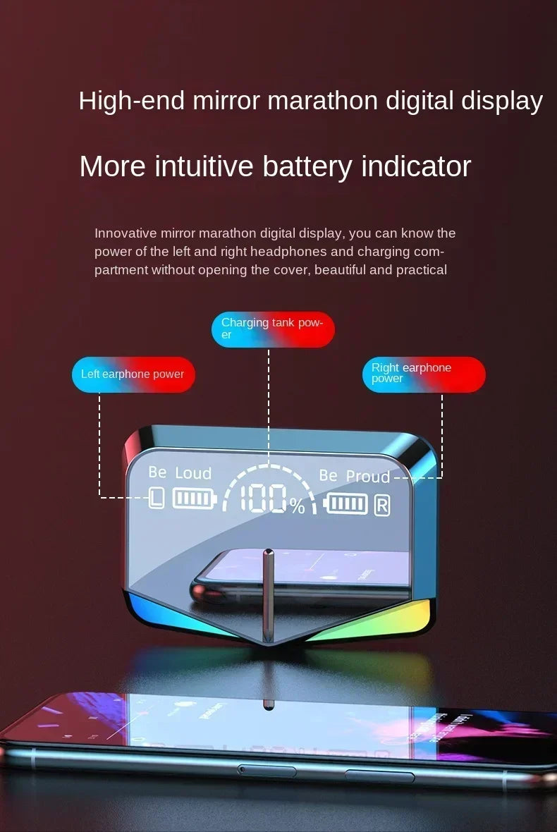 Original M28 Wireless Headphones Bluetooth 5.3 Earphones sport Earbuds Headset With Mic Charging box Headphones For smartphones