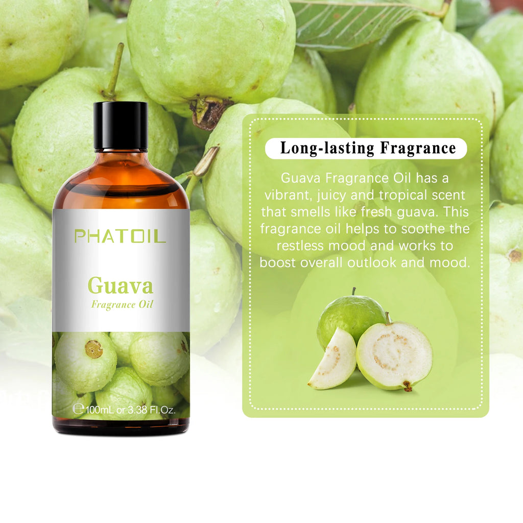 PHATOIL 100ml Fragrance Oils for Aromatherapy & Diffuser Strawberry Cherry Coconut & Vanilla Fragrance Oils For Candle Making