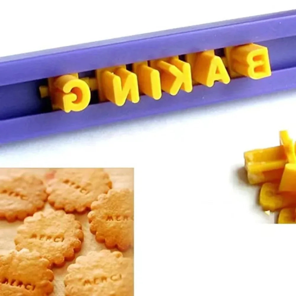 1 Set Alphabet Number Symbols Letter Clay Stamp Impress Embosser Set Cookie Press Stamps Print Name Ceramic Pottery Tools