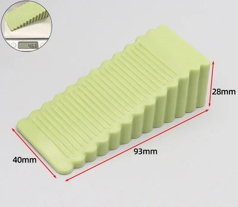 Front Door Stopper Anti-collision Can Move Rubber Doorstop Household Use No Need to Punch Holes Wedge Hardware Home
