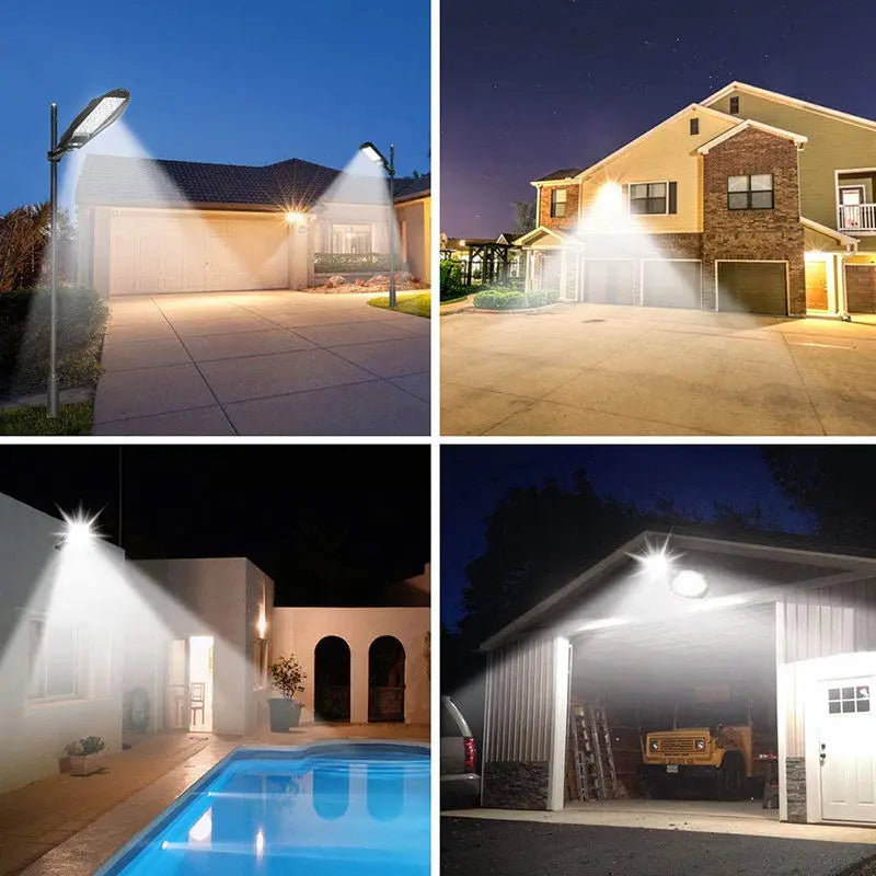 Solar Street Light Super Bright Outdoor Waterproof 168LED Lamp Motion Sensor 3 Modes Lighting Remote Control For Garden Gard