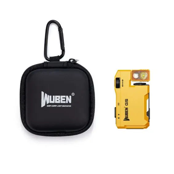 WUBEN Multi-Color Magnetic EDC G5 Flashlight 400 Lumen USB-C Rechargeable Keychain hands Free for Camping, Car Repair, Home Use