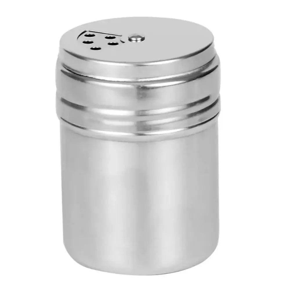 Multi-purpose Stainless Steel Seasoning Jar Salt Sugar Bottle Rotating Cover Spice Pepper Shaker Spice Jar Kitchen Gadgets