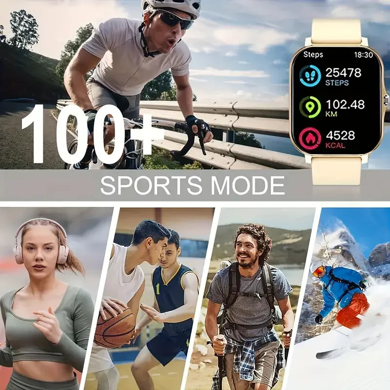 KESHUYOU 2025 New Smart Watch Bluetooth Talking Blood Oxygen/Blood Pressure Monitor Smart Watch for Women Men Holiday Gift