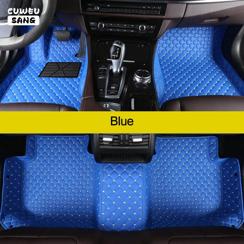CUWEUSANG Custom Car Floor Mats For Peugeot 301 Auto Carpets Foot Coche Accessorie