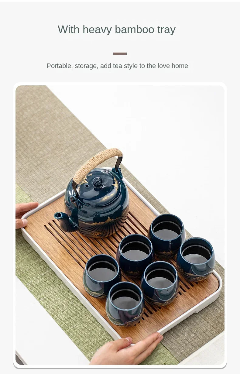 Japanese-style Simple Master Mug Ceramic Tea Bowl Cup Household Jilan Simple Ceramic Large Teacup Tea Set for A Single Cup