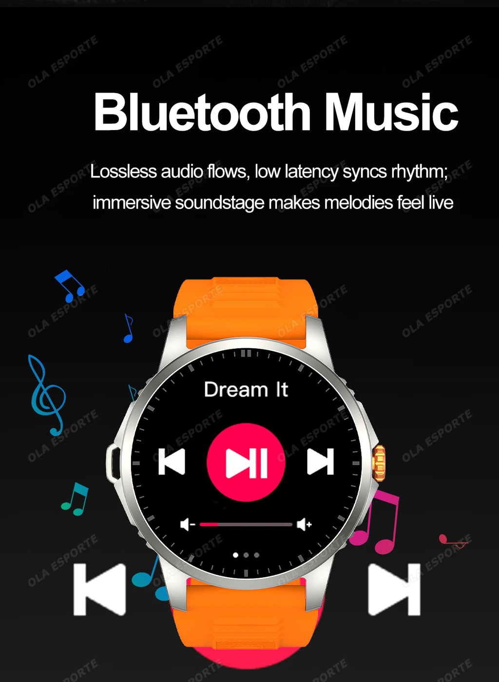 2025 New Men's GPS Sports Smart Watch 1.53'' AMOLED Display LED Flashlight Heart Rate Bluetooth Call 5ATM Waterproof Smartwatch
