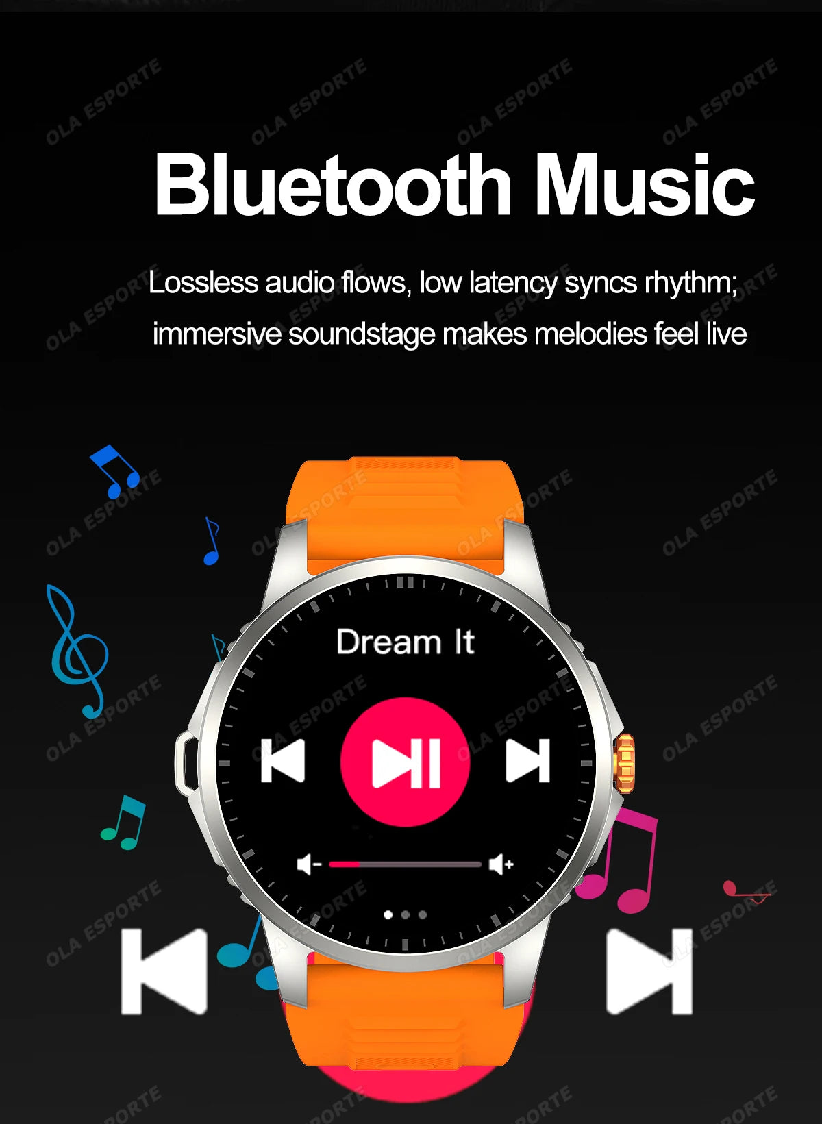 2025 New Men's GPS Sports Smart Watch 1.53'' AMOLED Display LED Flashlight Heart Rate Bluetooth Call 5ATM Waterproof Smartwatch