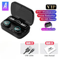 M10 Bluetooth Earphones Handfree LED Dispay Headphones Bluetooth HiFi Stereo Music Wireless Earbuds Waterproof Gaming Headset