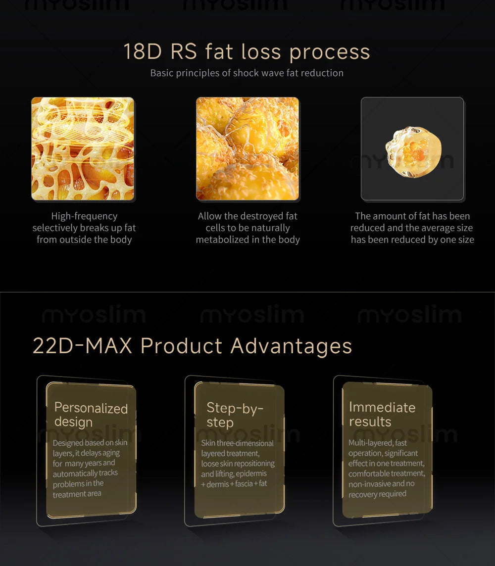 Professional 22D MAX HIFU Beauty Equipment Machine for Facial Tightening Slimming And Fat Reduction Latest Model