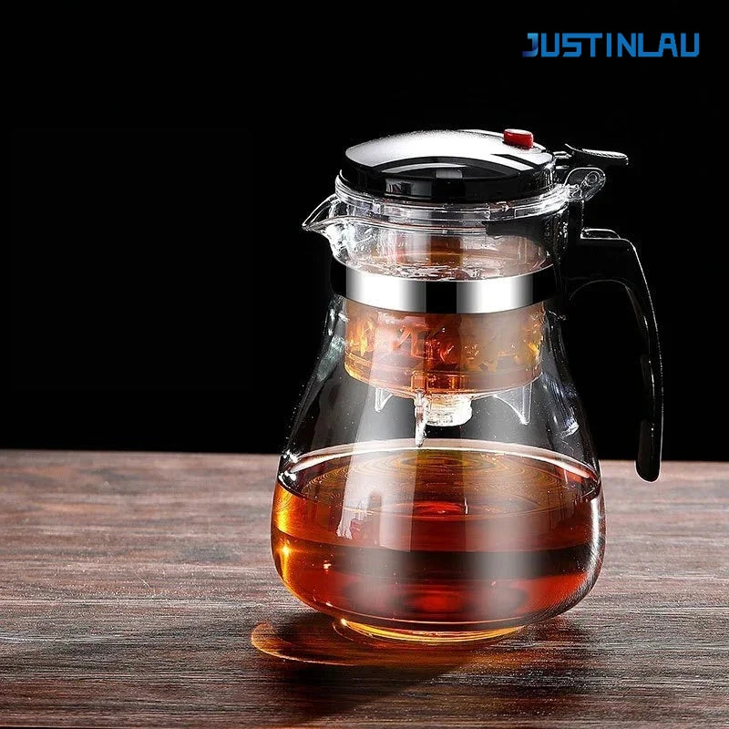 500ml-1800ml  Glass Teapot  Borosilicate Glass Split Type Teapot Heat Resistant Glass Teapot Tea Part Gift Idea Household