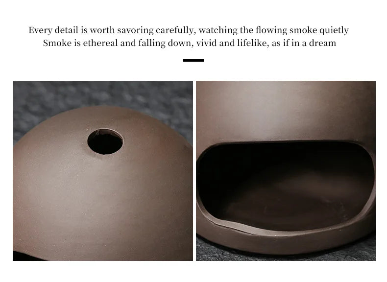 Ceramic Incense Holder for Sticks Decorative Incense Burner Tray Home Decor Smudge Ash Catcher Yoga Meditation Room Incensory