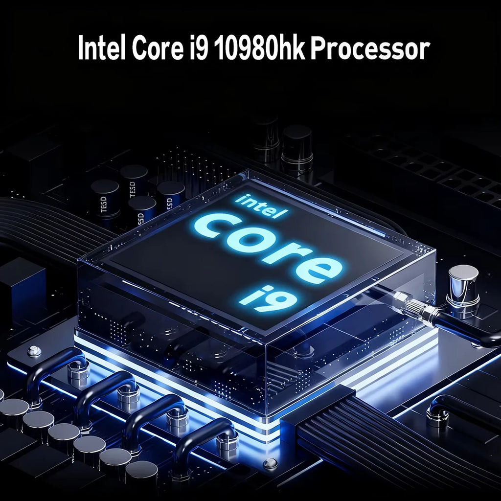 NEW 15.6Inch Portable Laptop Intel Core i9 10980HK  32GB 2TB Windows11 Office Fingerprint Unlock Gaming Notebook Computer PC