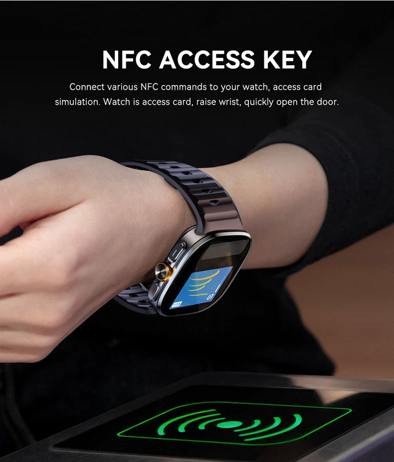 M99 Smart Watch Men's Watch SIM card 4G Android Google Play 2.4 inches 480*480  Amoled 32gG Memory GPS WIFI SmartWatches