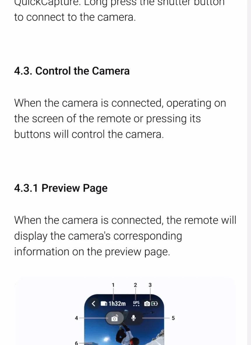 Insta360 X5 GPS Preview Remote With Built-in Mic All-in-one Watch Control For Ace Pro 2 Original Accessories