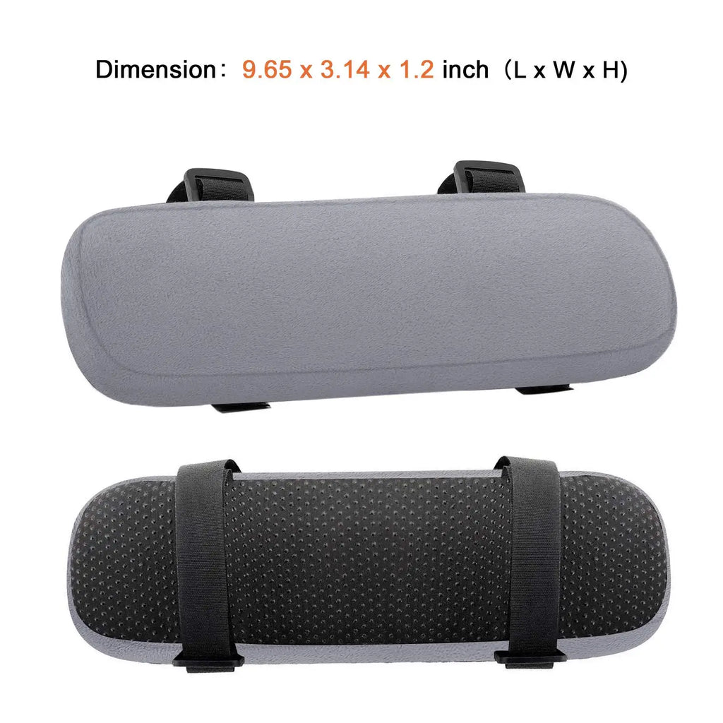 2/6Pcs Office Chair Arm Pads,Soft PU Sponge Arm Rest for Desk Chair Gaming Chair,Arm Rest Cover Elbow Support,Removable Cleaning