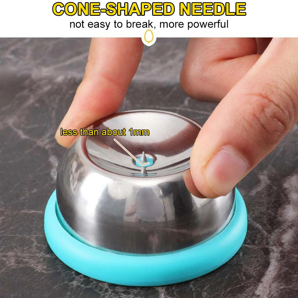 Egg Hole Puncher Stainless Steel Needle Egg Piercer for Preventing Egg Cracking During Boiling Kitchen Baking Accessory