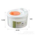 Salad Spinner Lettuce Greens Washer Dryer Drainer Crisper Strainer for Washing Drying Leafy Vegetables Kitchen Tools