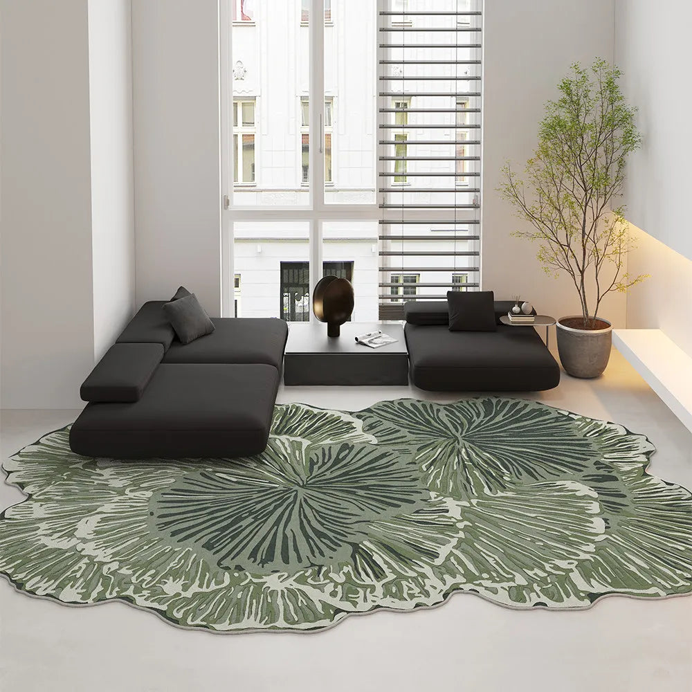 Irregular Shape Bedroom Decor Carpet Large Area  Carpets for Living Room Thickend Plush Lounge Rug Fluffy Soft Bedside Floor Mat