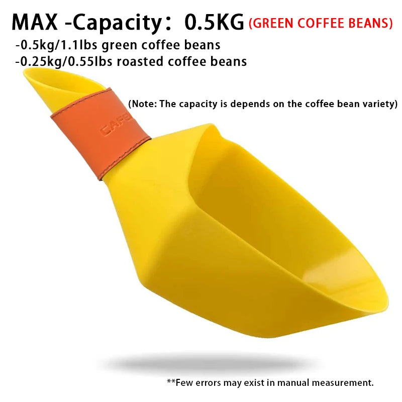 CAFEMASY Kitchen Accessories Large Container Shovel For Coffee Bean Flour Ice Cubes Capacity Measuring Tool Scoops 500g 1kg 2kg