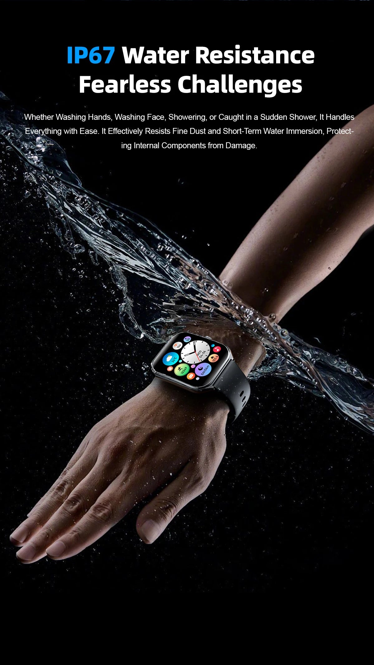 New Ultra Thin Smart Watch Men 1.96" AMOLED 360*360 HD Pixel Display Always Show Time Call Reminder Smartwatch For Android IOS