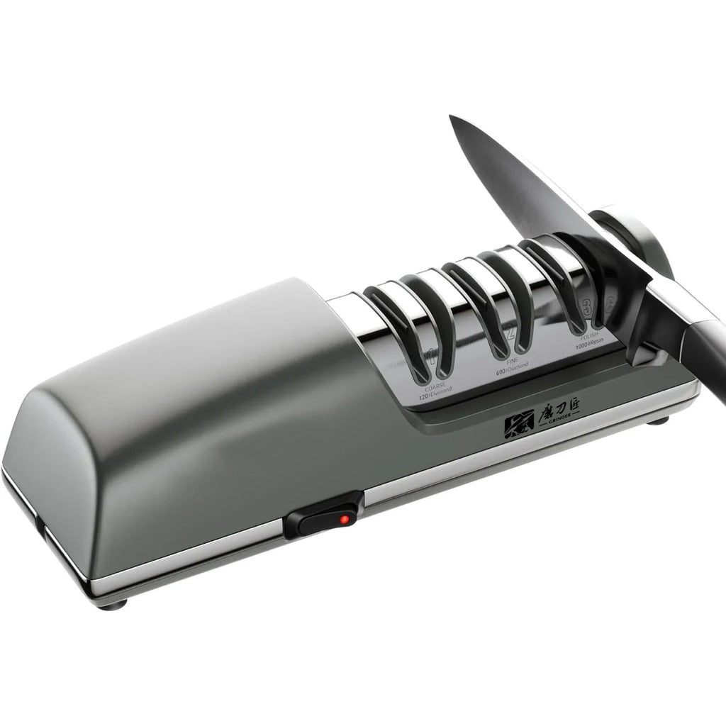 TAIDEA TG2403 Electric Knife Sharpener, 3-Stage Professional Sharpening System for Kitchen Chef and Home Use Knives