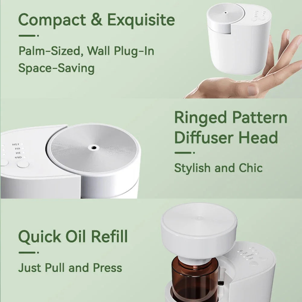 Plug in Wall Waterless Diffuser Room Fragrance Diffuser for Home Hotel Toilet Bathroom Wireless Portable Aromatherapy Diffuser