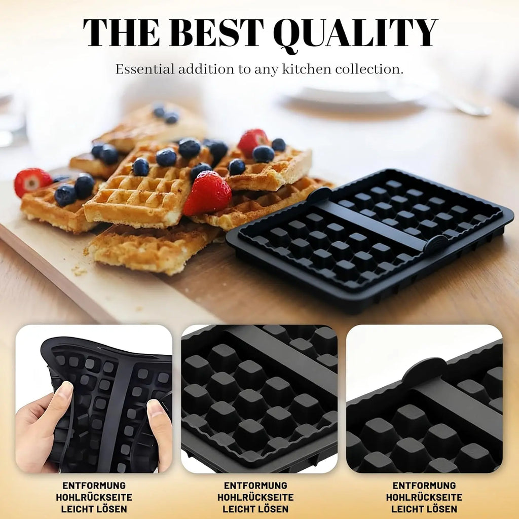 Silicone Air Fryer Waffle Molds Non Stick Liner Hot Air Fryer for Ninja AF300EU AF400EU AF451EU SL400EU AF500DE Baking  Philips