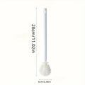 Foldable 360 degree comprehensive cleaning silicone brush with long handle design, reusable for bottles and cups