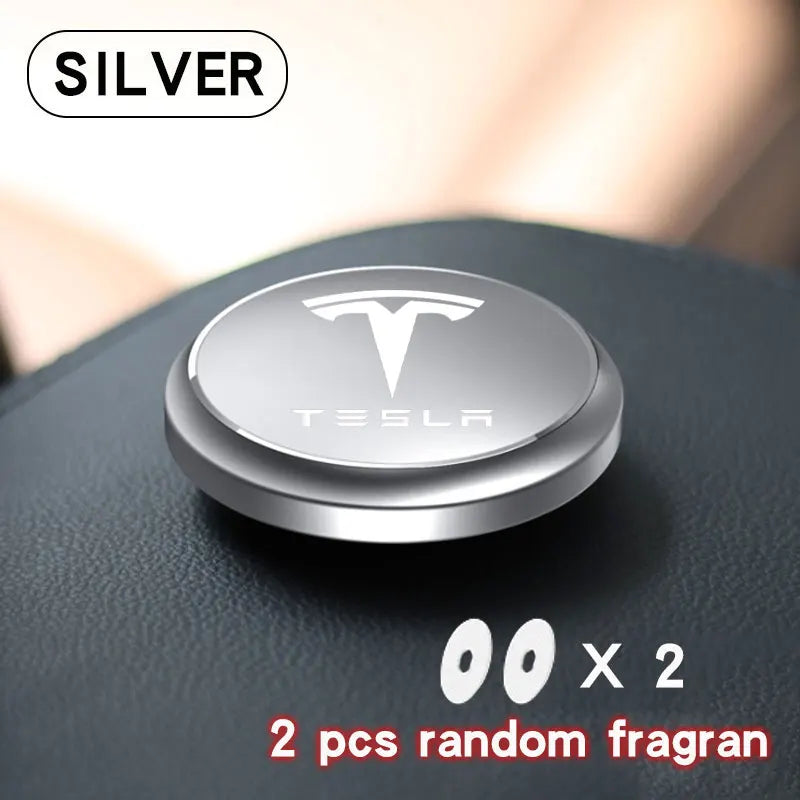 Car Flying Saucer Air Freshener Solid Aroma Perfume Diffuser Auto Perfume Aromatherapy for Tesla model 3 Y X S Accessories