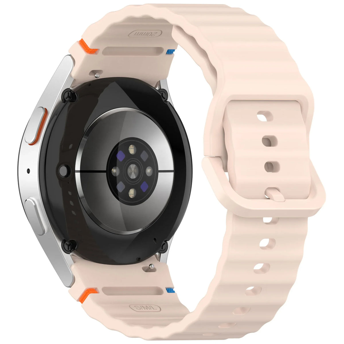 1:1 Official Silicone Strap For Samsung Galaxy Watch 7/FE/6/5/4 44mm40mm 5 Pro Bracelet Watch 6/4 Classic 47/43mm 46/42mm Correa