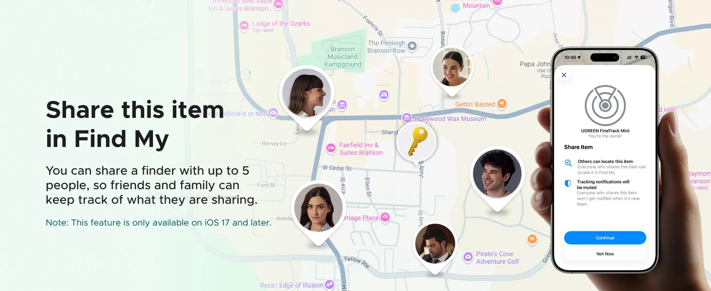 【Soccer-Shaped Design】UGREEN FineTrack Smart Finder Tracker for iOS Apple Find My | 5-Year Battery Life | IP68 Waterproof