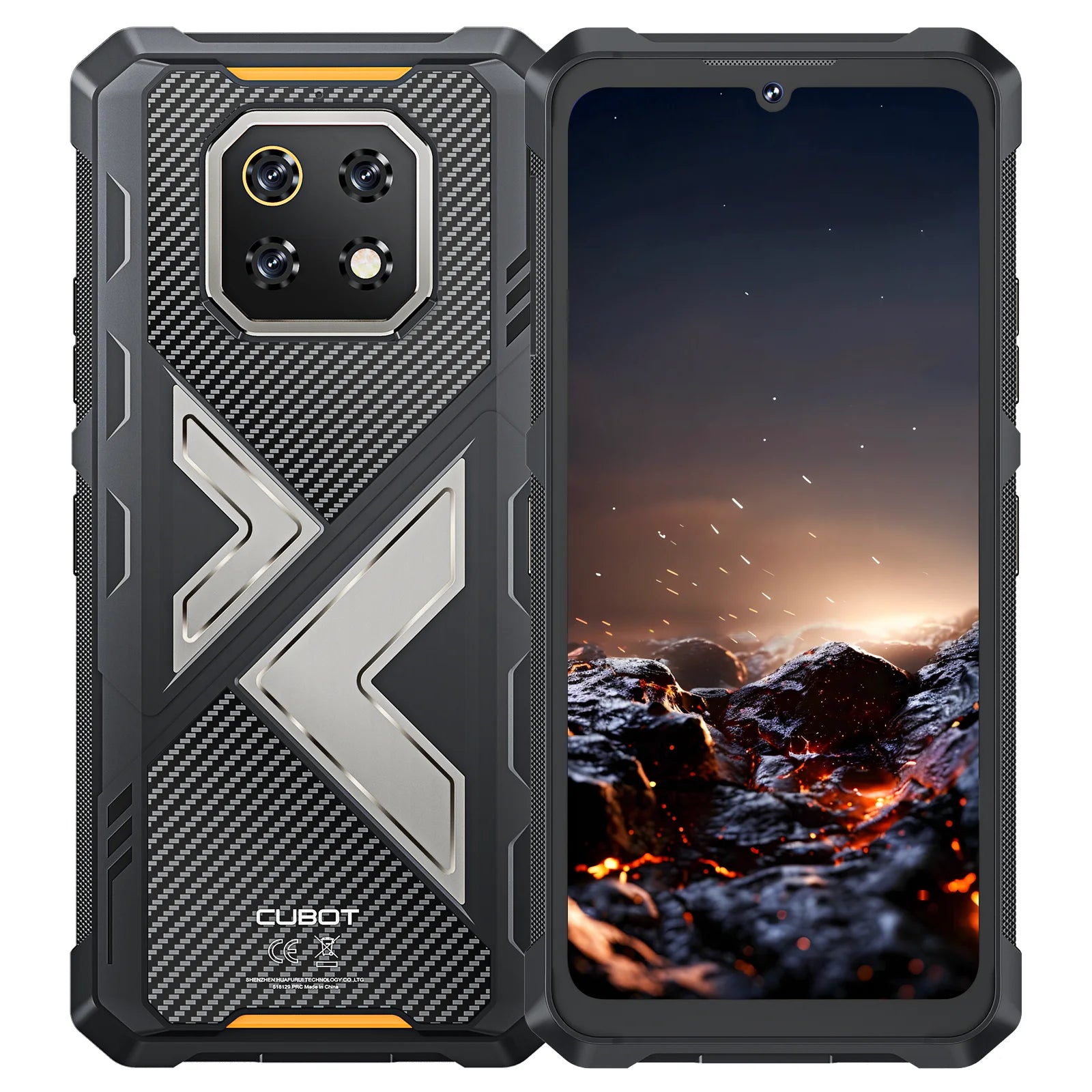 Thin Rugged Smartphone Android 15 Cubot KingKong ES 3, 10200mAh Battery, 16GB RAM(6+10), 256GB ROM, 6.745-Inch 120Hz Screen, NFC