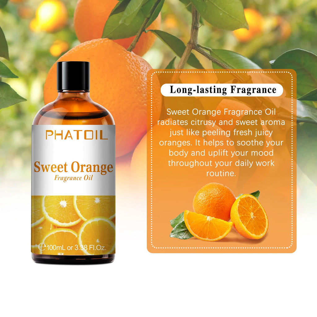 PHATOIL 100ml Fragrance Oils for Aromatherapy & Diffuser Strawberry Cherry Coconut & Vanilla Fragrance Oils For Candle Making