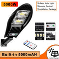 Solar Street Light Super Bright Outdoor Waterproof 168LED Lamp Motion Sensor 3 Modes Lighting Remote Control For Garden Gard