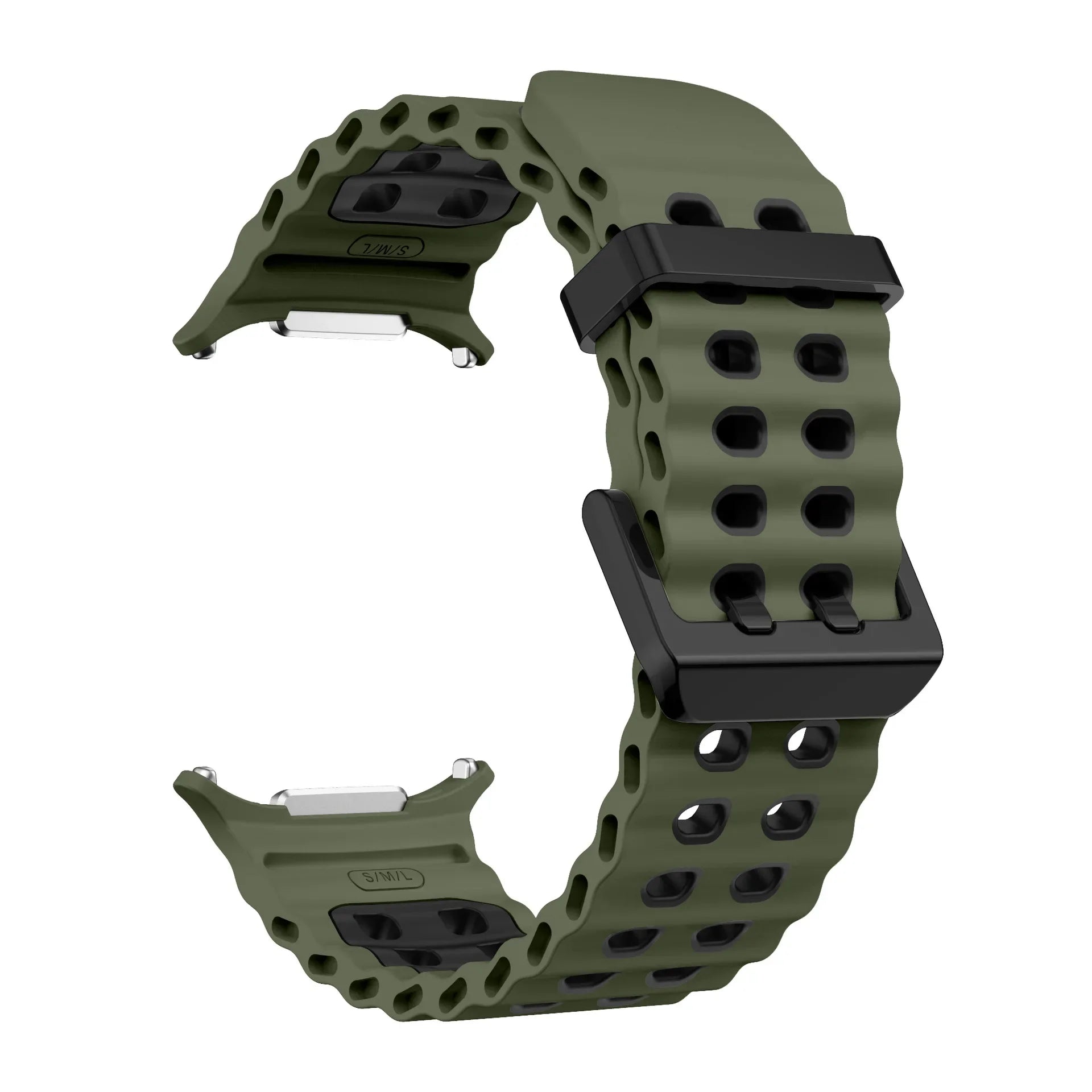Ocean Silicone Strap for Samsung Galaxy Watch Ultra 47mm Sports Breathable Bracelet Wristband For Galaxy Watch Ultra 47mm Correa