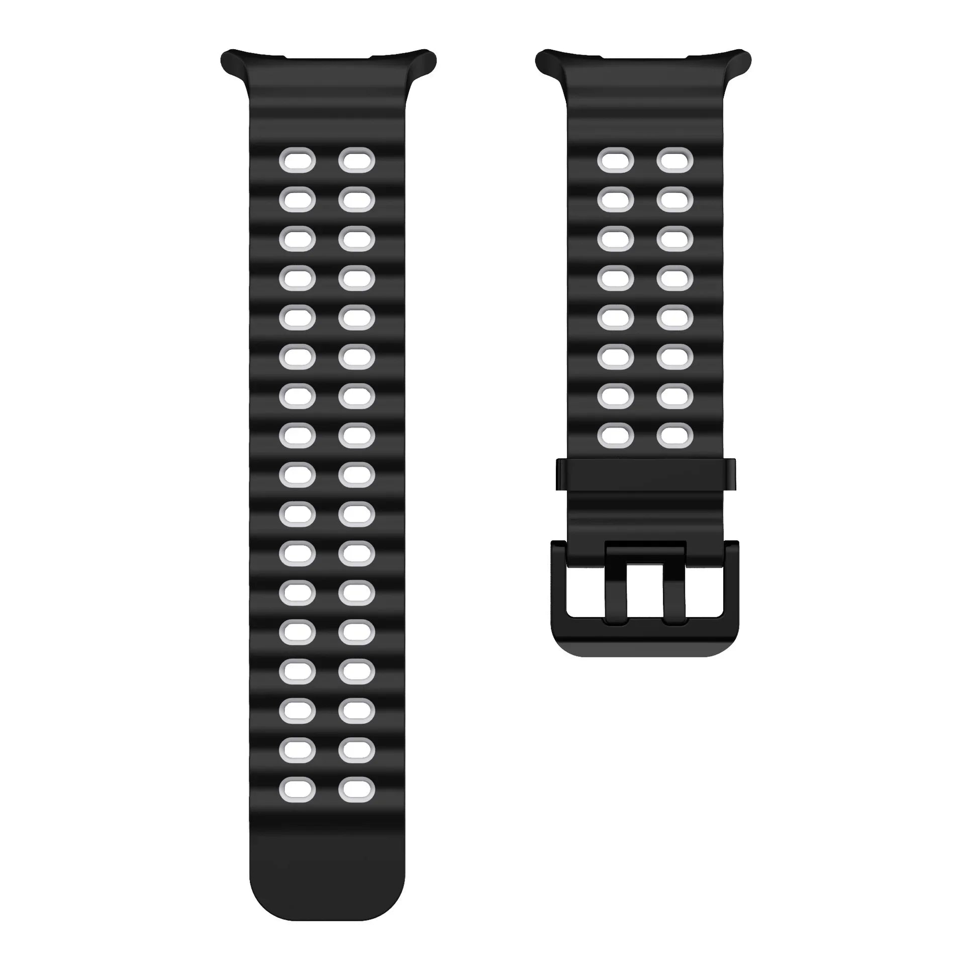 Ocean Silicone Strap for Samsung Galaxy Watch Ultra 47mm Sports Breathable Bracelet Wristband For Galaxy Watch Ultra 47mm Correa
