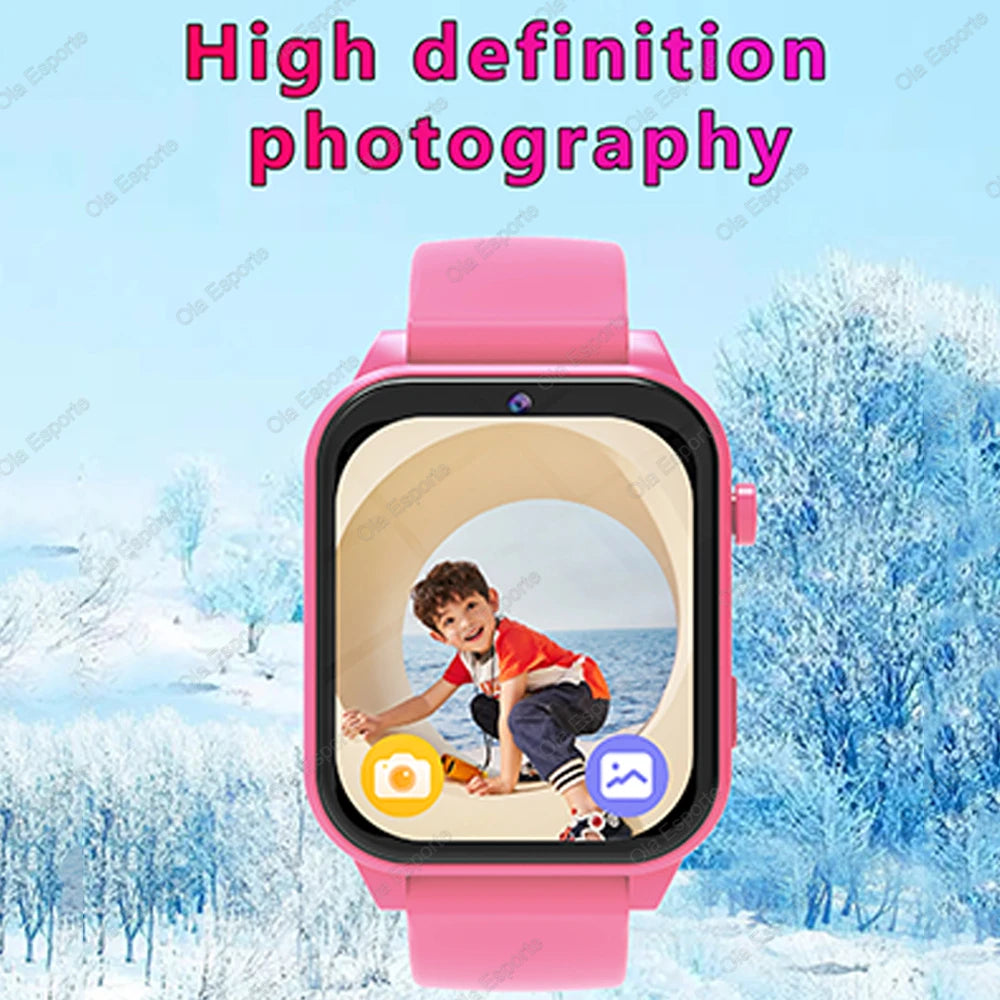 Children Games Smart Watch 2026 New Sleep Monitoring LED Flashlight Alarm Camera Step count Watch Smartwatch For Birthday gift