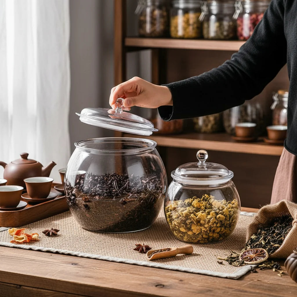 1pc Flour Grains Candy & Cookie Jar Hard and Smooth Plastic Pot with Lids Clear Airtight Food Storage Canister