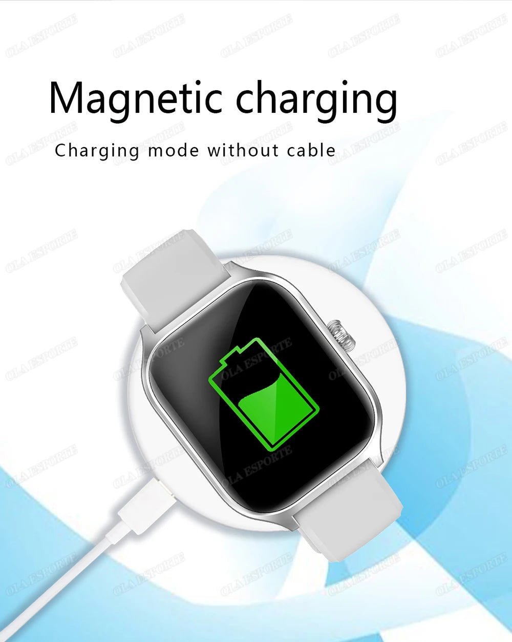 New Smart Watch 2.01'' HD Display Bluetooth Call Health Monitor Sports Mode GPS Track Smartwatch Men Women For Android IOS HT30