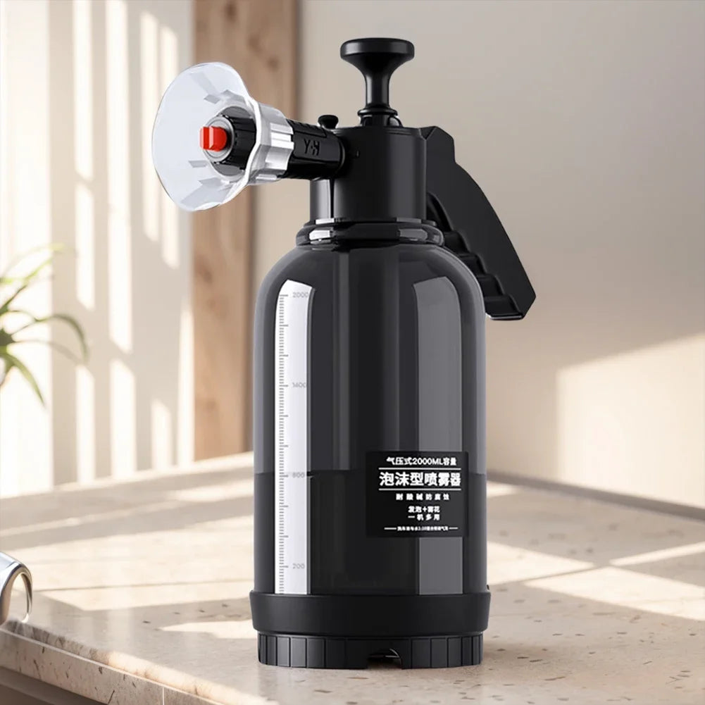 2L Foam sprayer Car Wash Handheld foam sprayer Pneumatic sprayer Plastic sterilized water bottle Car cleaning tool