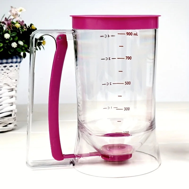 1 Pcs 900ml Batter Dispenser Hand-held Graduated Funnel Pastry Dough Dispensador For Pancake Cupcakes Cake2025new